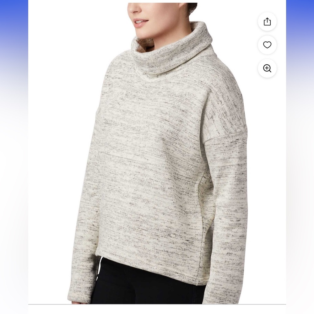 Columbia Women's Cowl Neck Sweater - Cream